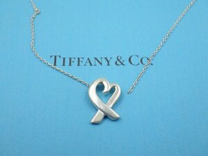 354248【1円スタート】TIFFANY＆Co. ティファニー ラビングハート 925 ネックレス パロマピカソ 2.9g チェーン44cm