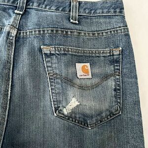 W38 L34 90s 00s Carhartt デニムパンツ メキシコ製 ビッグサイズ ワイド （ 90年代 00年代 カーハート ペインターパンツ ワークパンツ 80s