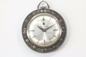 【不動品】WALTHAM ウォルサム HELVETIA ヘルベティア ヘルヴェティア コイン 手巻き 懐中時計 アンティーク 0761-HA