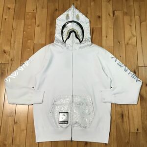 ★新品★ XL Hajime Sorayama × BAPE シャーク パーカー shark full zip hoodie a bathing ape 空山基 エイプ ベイプ 空山 m3503