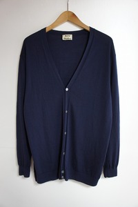 15SS Acne STUDIOS アクネ ストゥディオズ CLISSOLD L ウール ニット カーディガン ネイビー紺1121K