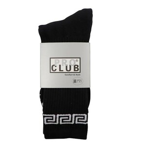 ④【L】PROCLUB 靴下 PC LINK CREW SOCK BLACK