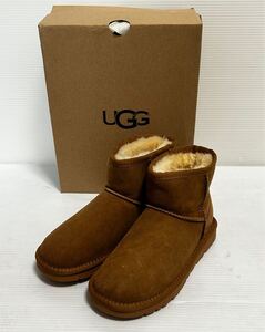 ▲C202▲UGG アグ ムートンブーツ クラッシック ミニ サイズ 5 ブラウン系