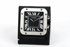 【美品】Cartier カルティエ 置時計 3410 102770AL 高級腕時計 サファイア 動作確認済み【PE90】