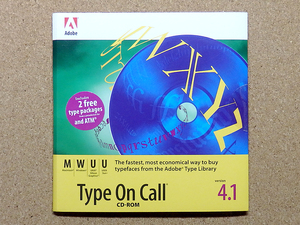 [未開封CD-ROM] Adobe Type On Call version 4.1