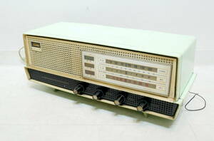 ▲(R605-B195)現状品 昭和レトロ 東芝 TOSHIBA FM-AMラジオ 真空管ラジオ MODEL 7FM-10 当時物 ヴィンテージ