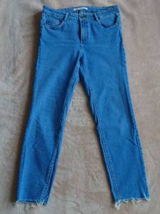 ZARA Trafaluc denimwear ザラ トラファルック デニム パンツ スキニー スリム ジーンズ インディゴ ブルー EUR40 USA08 MEX30