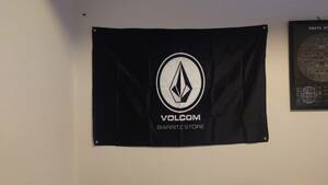 VOLCOM ボルコム フラッグ バナー ブラック 60cm×90cm 新品未使用