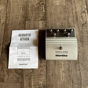 ジャンク品/プリアンプ/hartke acoustic attack