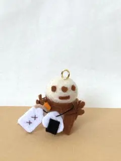 SnowMan 雪だるま　羊毛フェルト　目黒蓮　おにぎりバック　午後の紅茶