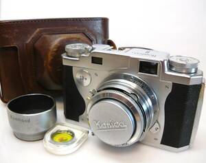 ★Konica Ⅱ B-m ◆ コニカ 2Bm ◆Konishiroku Hexar 1:3.5 f=45mm◆外観・良品