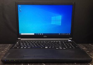 1円～ ■ジャンク 富士通 LIFEBOOK A579/B / 第8世代 / Core i3 8145U 2.10GHz / メモリ 8GB / SSD 256GB / 15.6型 / OS有 / BIOS可