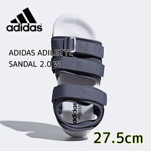 【アディダス】ADIDAS ADILETTE SANDAL 2.0 W サンダル (CQ2673)グレー27.5cm箱あり