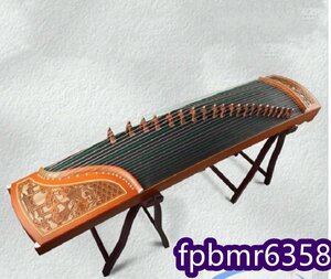 高級製品! 古筝 演奏 高品質の桐木 国内稀少 中国民族楽器 楽器 楽筝ナイロンスチール弦 21弦 付属品付き