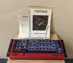 Clavia 初代Nord rack と取説。音出し動作確認済み 、美品に近い状態です。