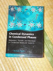 Chemical Dynamics in Condensed Phases/Abraham Nitzan 英語版 Oxford University Press ハードカバー 美品