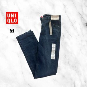 未使用 タグ付き UNIQLO ユニクロ ストレート ジーンズ ハイ・ライズ M