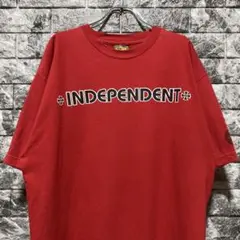 INDEPENDENT Tシャツ USA製 NHS インディペンデント 赤