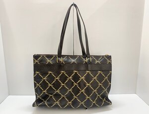 [fns★]　LONGCHAMP ロンシャン トートバッグ ショルダーバッグ ダークブラウン系