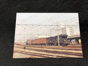 【昔の鉄道写真】LC265-29■大崎駅■2963レ■EF65540+ワフ29863■昭56.11.1■国鉄/国電■r-69