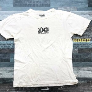 QUIKSILVER クイックシルバー メンズ 両面プリント 半袖Tシャツ M 白