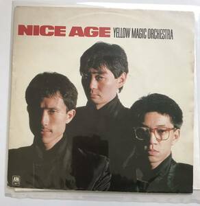 YMO 輸入盤　シングル　NICE AGE 細野晴臣　坂本龍一　高橋幸宏