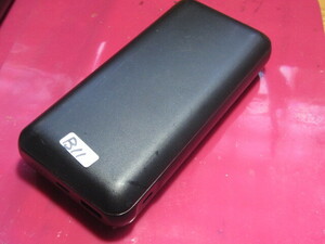 ジャンク モバイルバッテリ　hidisc　hd-mbpd18w20000btbk 20000mAh 74wh 黒　b11　