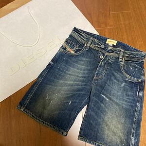 新品 未使用 ディーゼル レディース デニム ショートパンツ ジーパン パンツ Gパン ジーンズ 短パン 24 diesel ビンテージ デニムパンツ