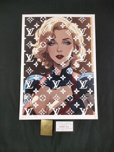 A25 DEATH NYC 世界限定ポスター 現代アート ポップアート マリリンモンロー Marilyn Monroe マーベル MARVEL Louis Vuitton