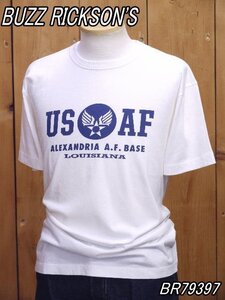 新品 バズリクソンズ U.S.AIR FORCE Tシャツ ホワイト L BR79397 buzzrickson