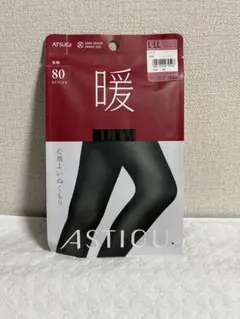 【新品・未使用】アツギ　暖　タイツ　80デニール Ｌ〜ＬＬ