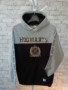 150　H&M　新品　ハリーポッター　Hogwarts　刺繍ロゴ　裏起毛　パーカー　　