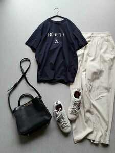 BEAUTY&YOUTH UNITED ARROWS ビューティ＆ユースユナイテッドアローズ ロゴプリントTシャツ