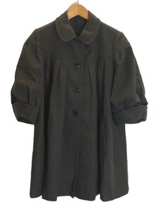 Paul Smith Black Label◆ハーフスリーブステンカラーコート/40/ウールカシミア混/KHK//