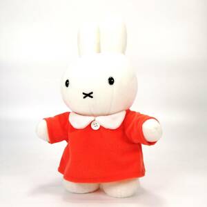 miffy 立ちポーズ ぬいぐるみ 約27㎝ オレンジ ワンピース ミッフィー セキグチ Dick Bruna