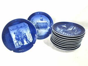 1000円スタート イヤープレート 計11点 ROYAL COPENHAGEN ロイヤルコペンハーゲン 1992/1993/1994/1995/1996/1997/1998 他 食器 10 C60002