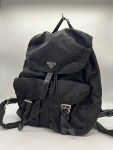 美品　PRADA ナイロン リュック 黒 リュックサック　H959