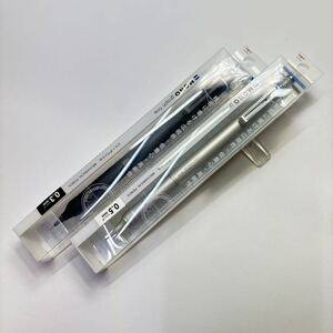 【新品未使用】文具店在庫品 tombow トンボ モノグラフファイン シャープペンシル 0.3,0.5mm シルバー、ブラック ２本セット z0137