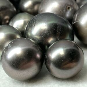 1円〜!!●南洋黒蝶真珠おまとめ203ct●d 約40.7g mabe pearl パール 真珠 ジュエリー jewelry ルース 裸石 宝石 w3 ゆ68