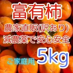 減農薬栽培の富有柿/訳アリ5kg！送料無料