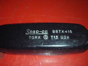 snap on スナップオン トルクス ドライバー T15 旧ロゴ SSTX 415 TORX PAT 201171 四角 グリップ ハンドル オールド ロゴ old logo