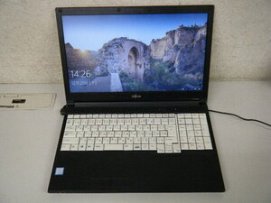 FMV LIFEBOOK A748/TX / Windows10 / Core i3 8130U 2.20GHz / HDD500G / M4G / パスロックあり / 中古(現状品)