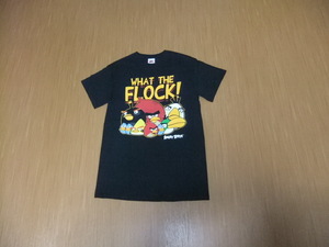 ANGRY BIRDS　Tシャツ　ブラックS　アングリーバード　古着