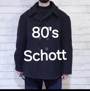 【80s】USA製。 Schott 。740N。コート 。アウター。ジャケット