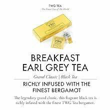 TWG Tea Breakfast Earl Grey（コットンティーバッグ, 2.5g×15個入り) ブレックファスト アールグレイ ティーバッグ 紅茶