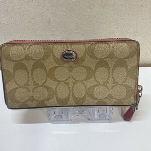 COACH コーチ ラウンドファスナー 長財布