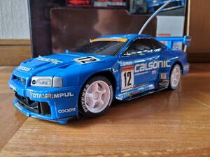 スカイライン R33 カルソニックスカイライン 1/20 希少 CCP社製 RC ラジコン レーシングカー スポーツカー 箱付 鑑賞