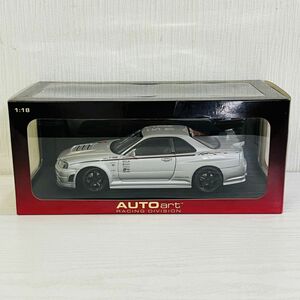 Tあ7【100】1円～オートアート 1/18 ニッサン スカイライン R34 GTR ニスモ Z-TUNE VERSION