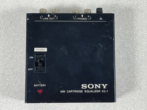 SONY EQ-1 MMカートリッジ 用 フォノ イコライザー ソニー PHONO 【ジャンク品】