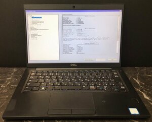 1円～ ■ジャンク DELL LATITUDE 7390 / Core i5 8250U 1.60GHz / メモリ 8GB / SSD 256GB / 13.3型 / OS無し / BIOS起動可